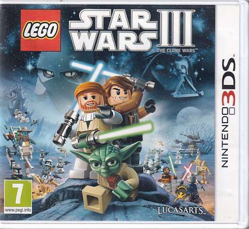 LEGO Star Wars III The Clone Wars - Nintendo 3DS (B Grade) (Genbrug)